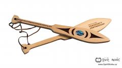 Cedar paddle clappers   Cedar paddle clappers
