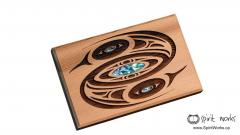 Eagle Design Mini Cedar Wall Plaque   Eagle Design Mini Cedar Wall Plaque