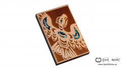 Thunderbird Design Mini Cedar Wall Plaques   Thunderbird Design Mini Cedar Wall Plaques